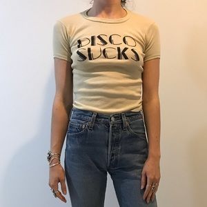 Vintage Disco Sucks Graphic Tee